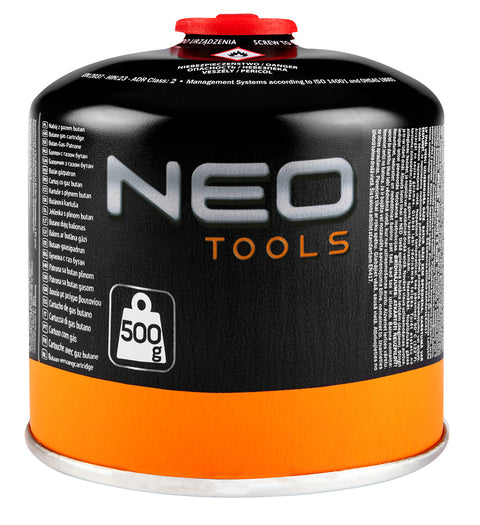 NEO TOOLS 20-060 Kemping gázégő+ 2db gázpalack