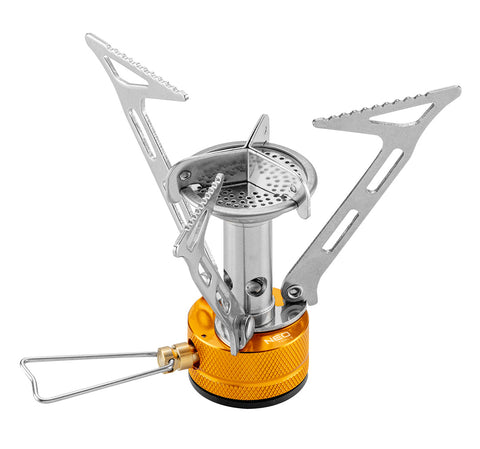 NEO TOOLS 20-060 Kemping gázégő+ 2db gázpalack