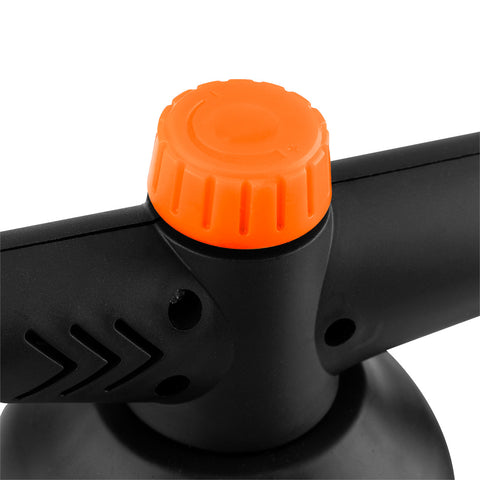 Gázforrasztó, gázégő, 190g-os palackhoz, piezó gyújtással, 360 fokos működés