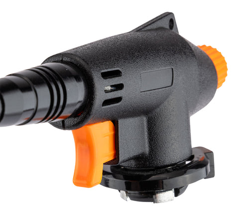 Gázégőfej gyorscsatlakozós, piezó gyújtással flexibilis fejjel