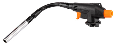 Gázégőfej gyorscsatlakozós, piezó gyújtással flexibilis fejjel