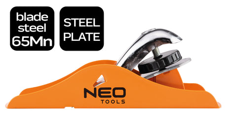 Kézi gyalu, fémházas, fához, 163x45mm