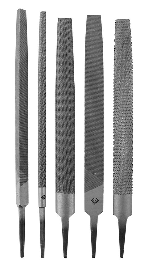 Reszelő készlet univerzális 5db-os, gyorscsatlakozós nyéllel, oxfordszövet tokban