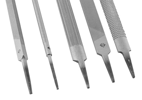 Reszelő készlet univerzális 5db-os, gyorscsatlakozós nyéllel, oxfordszövet tokban