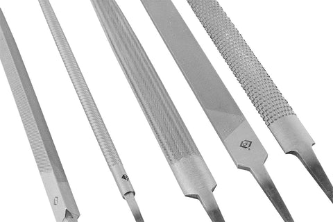 Reszelő készlet univerzális 5db-os, gyorscsatlakozós nyéllel, oxfordszövet tokban