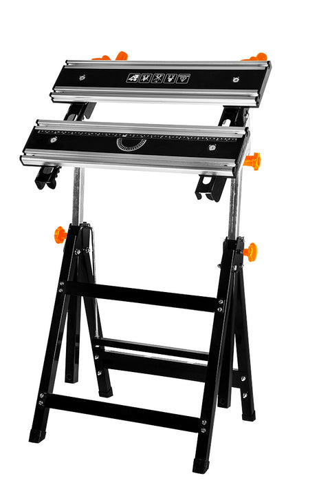 NEO TOOLS 44-700 Állítható munkapad, alumínium 60 x 58 x 77-107cm