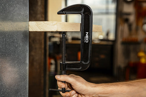 Kézi szorító, öntöttvas, 100mm, 4", 567g, NEO TOOLS