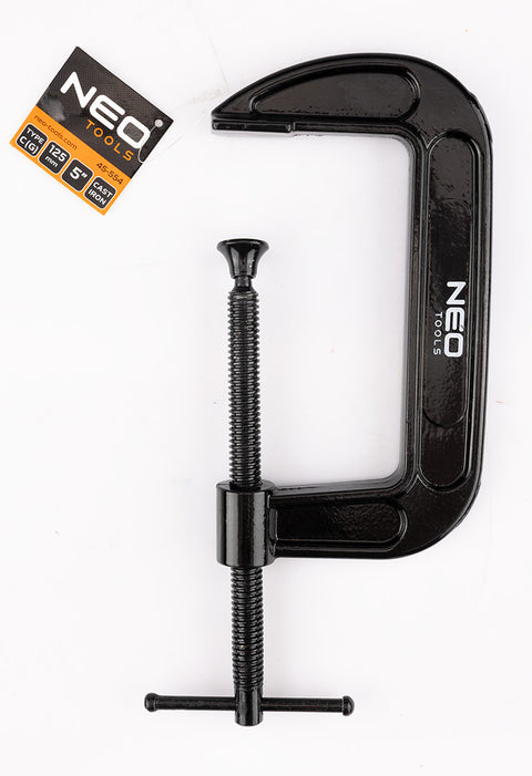 Kézi szorító, öntöttvas, 125mm, 5", 815g, NEO TOOLS