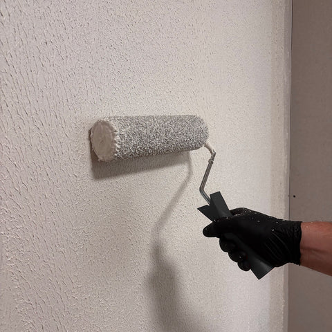 Felületsimító glettelő készlet, adapter teleszkópos nyél gletthenger, 25/35/45/60cm, műanyag kofferben