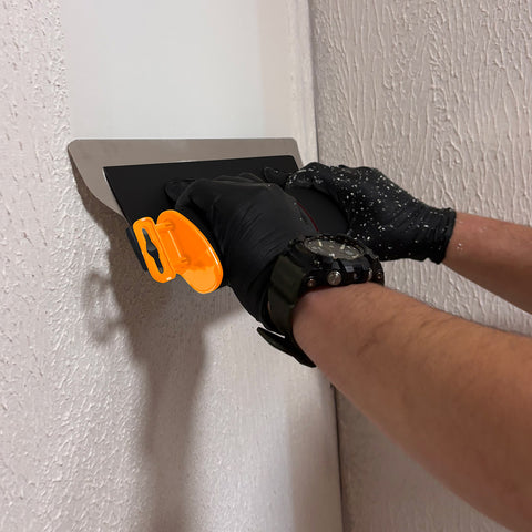 Felületsimító glettelő készlet, adapter teleszkópos nyél gletthenger, 25/35/45/60cm, műanyag kofferben