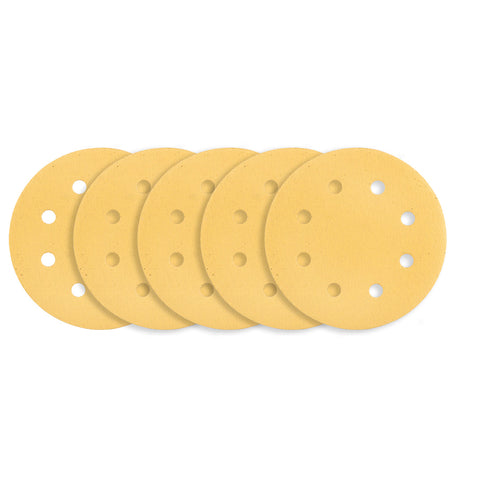 Csiszolókorong tépőzáras 180mm, K120, 8 lyukas, 59G263 csiszológéphez, 5db
