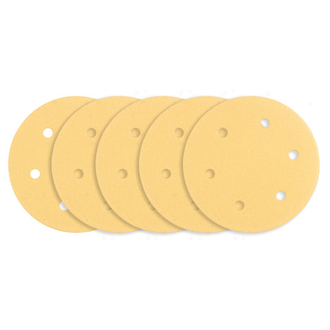 Csiszolókorong tépőzáras 225mm, K120, 6 lyukas, 59G264, 59G265 csiszológéphez, 5db