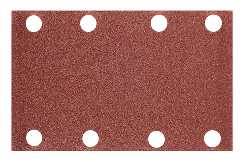 Csiszolópapír tépőzáras 80x130mm, P120, 8 lyukas, 04-623-hoz, 5db