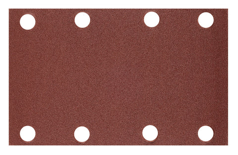 Csiszolópapír tépőzáras 80x130mm, P240, 8 lyukas, 04-623-hoz, 5db