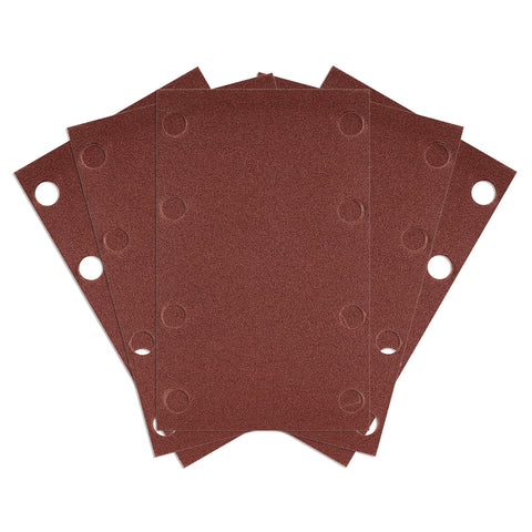 Csiszolópapír tépőzáras 80x130mm, P240, 8 lyukas, 04-623-hoz, 5db