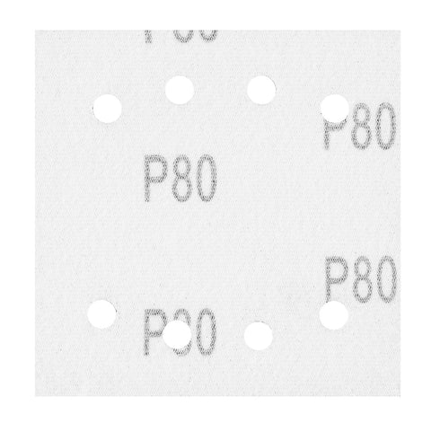 Csiszolópapír tépőzáras 113x113mm, P80, 8 lyukas, 04-623-hoz, 5db