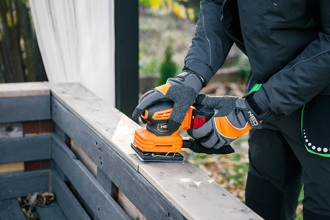 Csiszolópapír tépőzáras 113x113mm, P240, 8 lyukas, 04-623-hoz, 5db