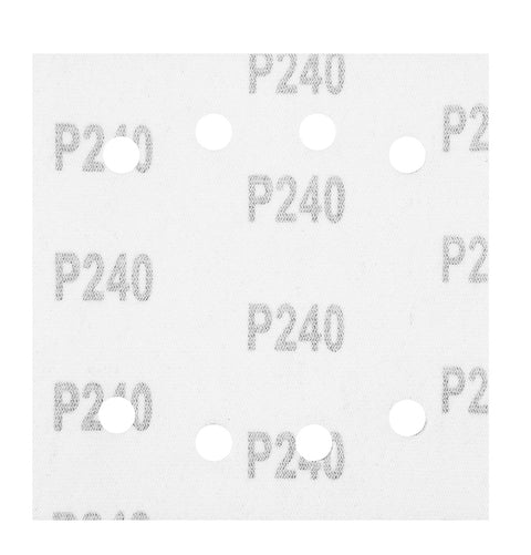 Csiszolópapír tépőzáras 113x113mm, P240, 8 lyukas, 04-623-hoz, 5db