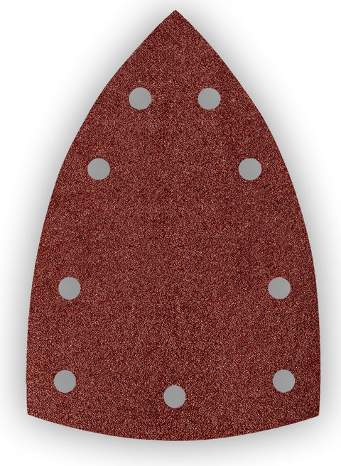 Csiszolópapír tépőzáras deltacsiszolóhoz 100x147mm, P80, 9 lyukas, 04-623-hoz, 5db