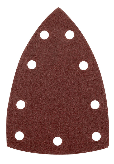 Csiszolópapír, tépőzáras, deltacsiszolóhoz,100x147mm, P120, 9 lyukas, 5db/cs (04-623-hoz)