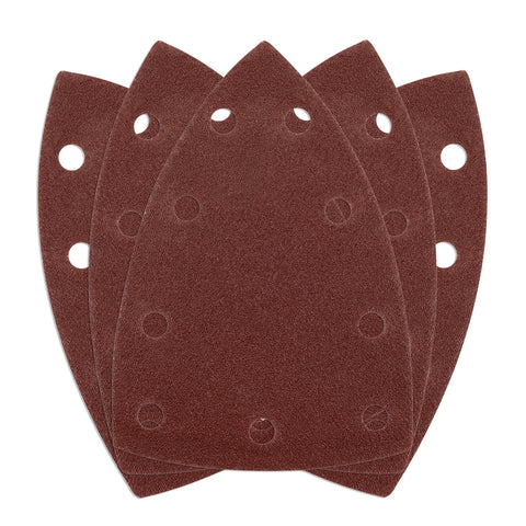 Csiszolópapír, tépőzáras, deltacsiszolóhoz,100x147mm, P120, 9 lyukas, 5db/cs (04-623-hoz)