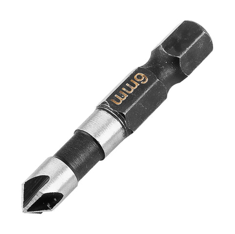 Süllyesztőfúró, csavarfejekhez, 1/4" hatszög szár, 6mm, min. rendelés: 3db
