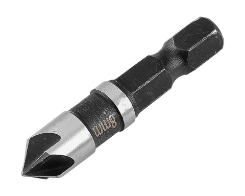 Süllyesztőfúró, csavarfejekhez, 1/4" hatszög szár, 8mm