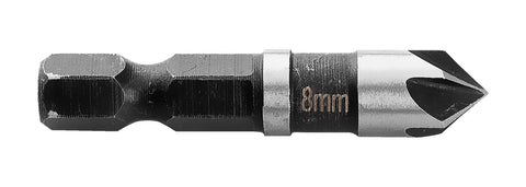 Süllyesztőfúró, csavarfejekhez, 1/4" hatszög szár, 8mm