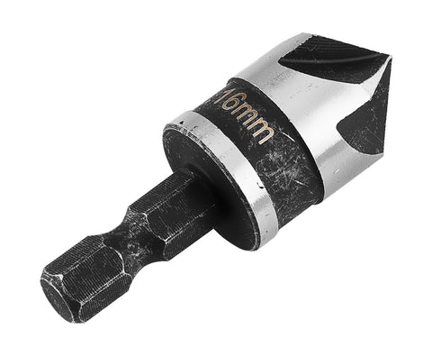 Süllyesztőfúró készlet, csavarfejekhez, 1/4" hatszög szár, 12, 16, 19mm, 3db