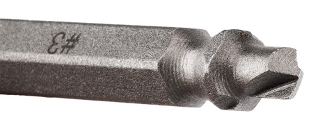 Törtcsavar kihajtó készlet, 2 oldalas, M5-M14, S2 acél, 4db