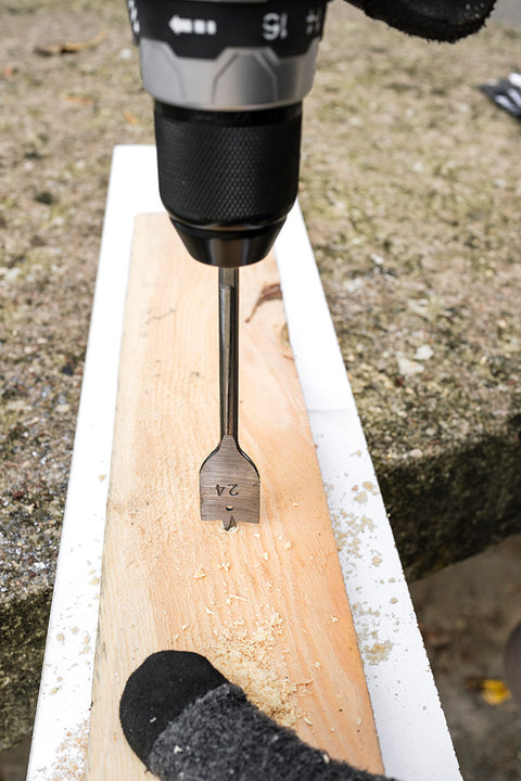 Lapos marófúró, 1/4" hatszög szár, 24x152mm, min. rendelés: 3db