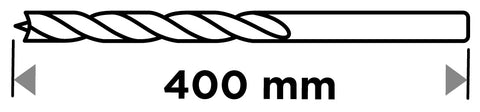 Fafúró, hosszú, 12x400mm