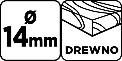 Fafúró hosszú, 14x400mm