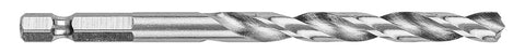Csigafúró, 1/4" hatszög szárral, HSS DIN338, 7mm, 2db