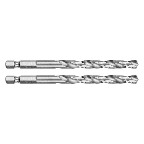 Csigafúró, 1/4" hatszög szárral, HSS DIN338, 7mm, 2db