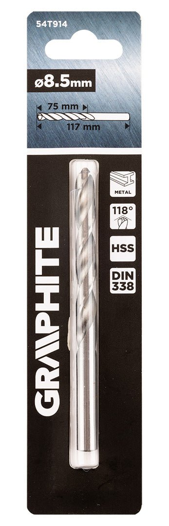Csigafúró HSS, DIN338, 8.5mm, min. rendelés: 3db