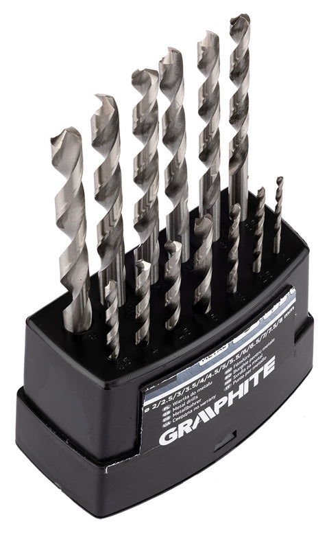 Csigafúró készlet, HSS-G, 13db-os, 2-8mm