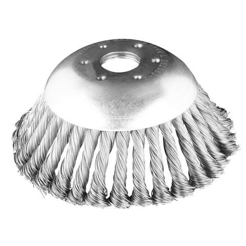 Drótkorong, fazékkefe sodrott 150x25.4mm benzines kaszákhoz