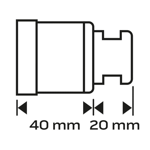 Körkivágó gyémántos 45mm, M14, NEO TOOLS