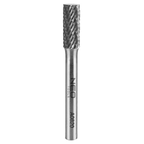 Keményfém marófej, turbómaró, A, hengeres, 8x20mm, szár méret 6x45mm
