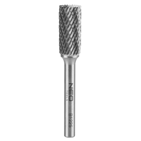 Keményfém marófej, turbómaró, B, hengeres, frontélezéssel, 12x25mm, szár méret 6x45mm