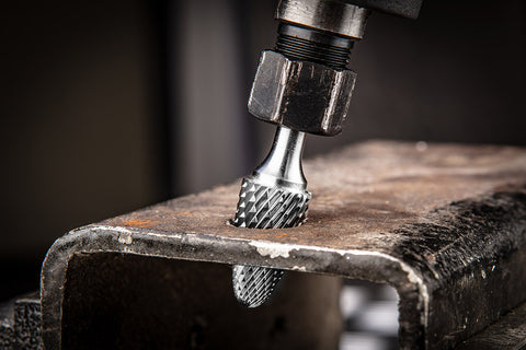 Keményfém marófej, turbómaró, F csúcsíves, 8x18mm, szár méret 6x45mm, NEO TOOLS