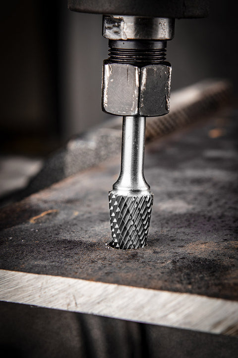 Keményfém marófej, turbómaró, L, kúpos, 12x30mm, szár méret 6x45mm, NEO TOOLS