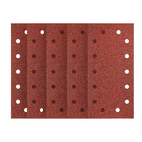 Csiszolópapír tépőzáras 115x230mm, K180, lyukas 5db