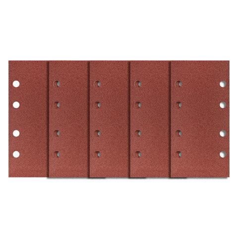 Csiszolópapír tépőzáras 93x185mm, K40, lyukas, 5db, min. rendelés: 5cs, NEO TOOLS
