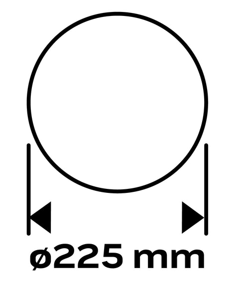 Csiszolókorong tépőzáras hálós 225mm, K40, 10db