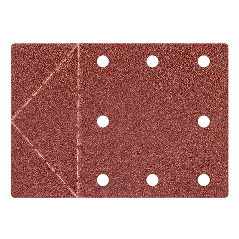 Csiszolópapír tépőzáras 115x160mm, K40, lyukas, 3db, min. rendelés: 5cs