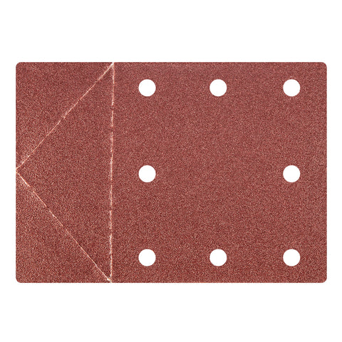 Csiszolópapír tépőzáras 115X160mm, K100, lyukas, 3db, min. rendelés: 5cs
