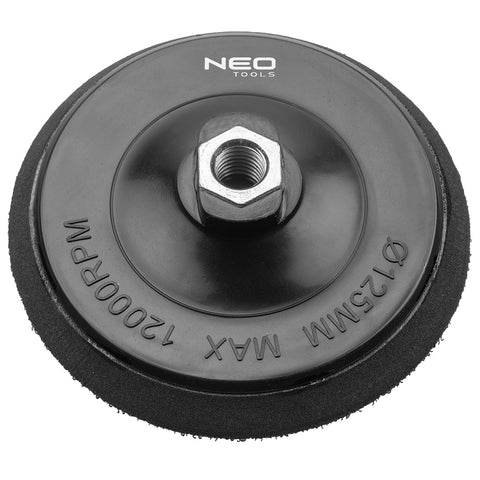 Rugalmas csiszolótányér tépőzáras 125mm, M14