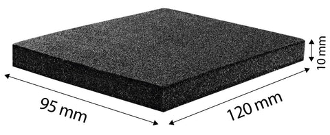 Csiszolószivacs 120x95 x10mm, K180, min. rendelés: 5db
